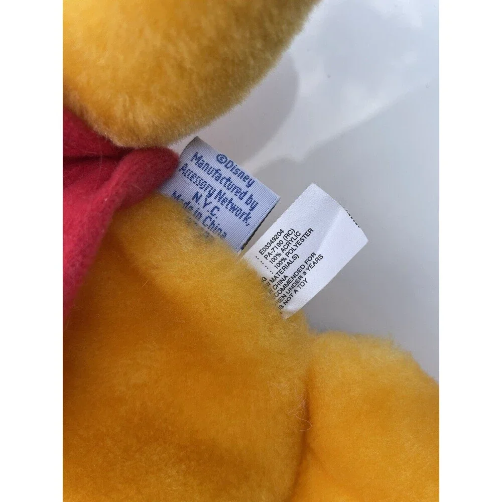 Vintage Disney Winnie The Pooh Plush Backpack Bag 16” LNC HTF